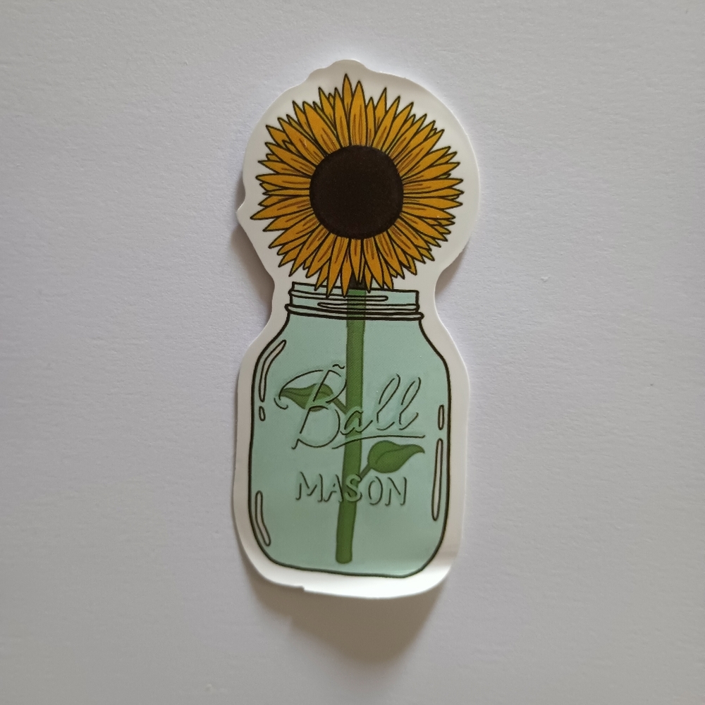 10/$10 Inspirational Positivity Sunflower Nature Garden Flower Sticker Decal